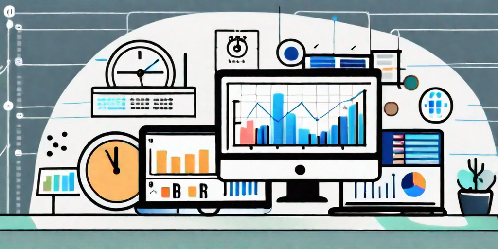 A computer screen displaying various charts and graphs