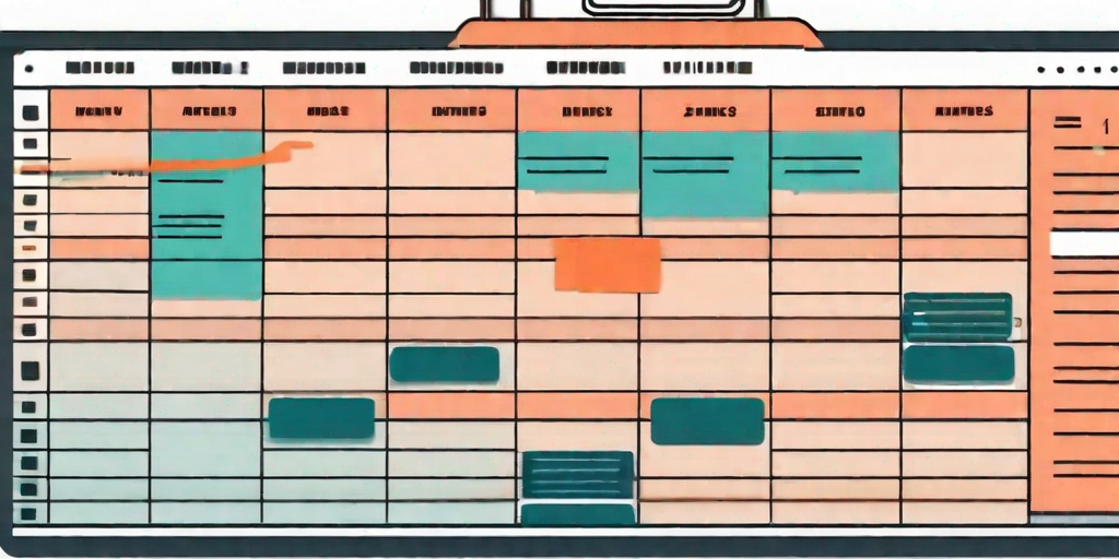 A project management software interface with various deadlines highlighted in different colors