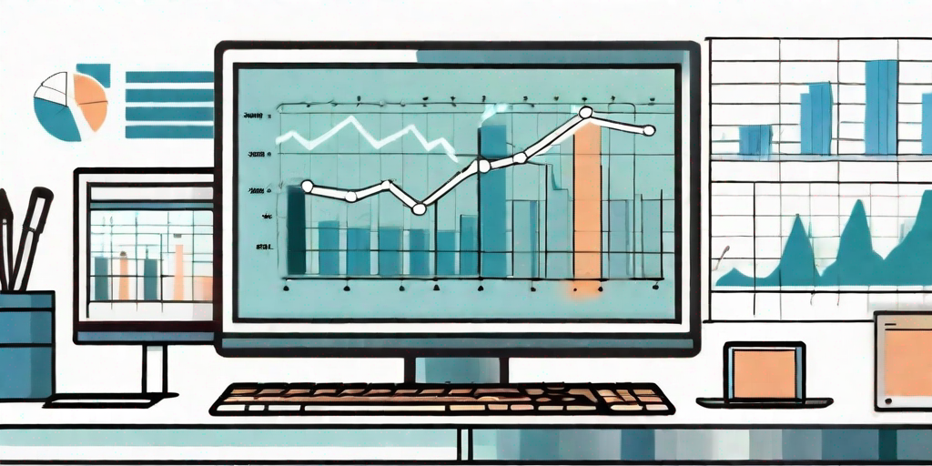 A computer screen displaying a project management software interface with various charts