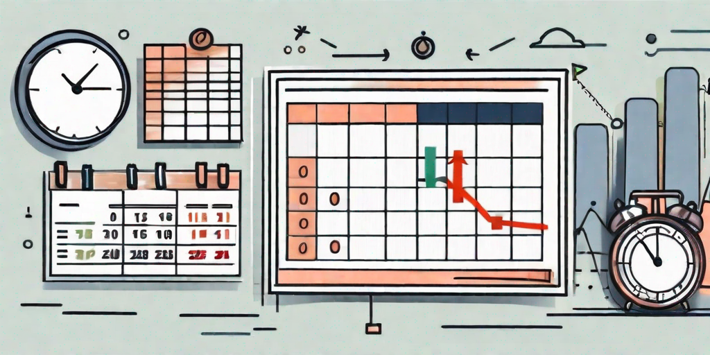 A project management dashboard with various charts