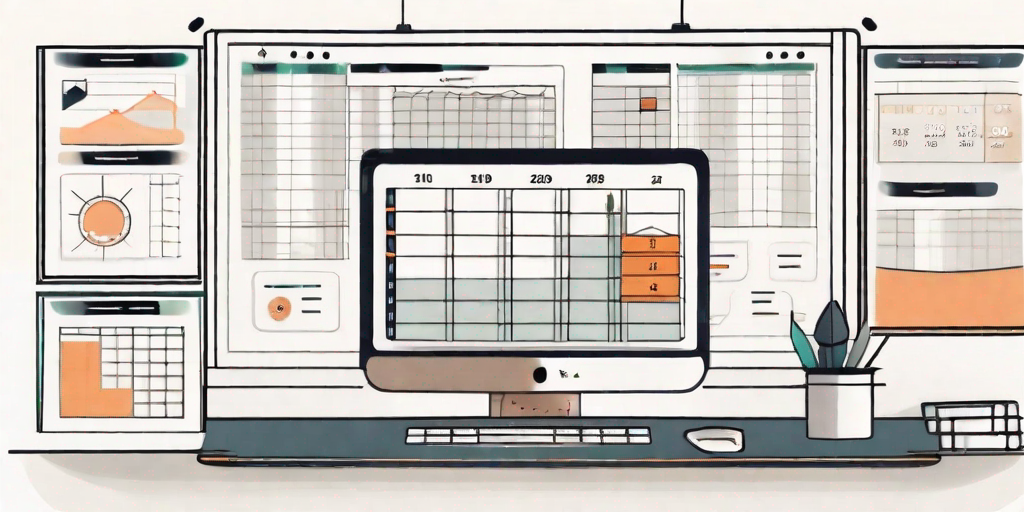 A computer screen displaying a simplified project management software interface