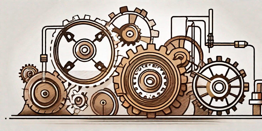 A well-oiled machine with multiple gears and cogs