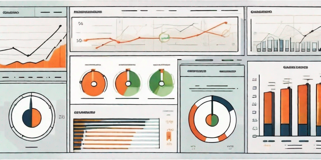 A dynamic dashboard showing various graphs