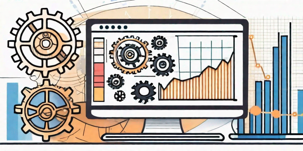 A computer screen displaying various graphs and charts indicating performance improvement