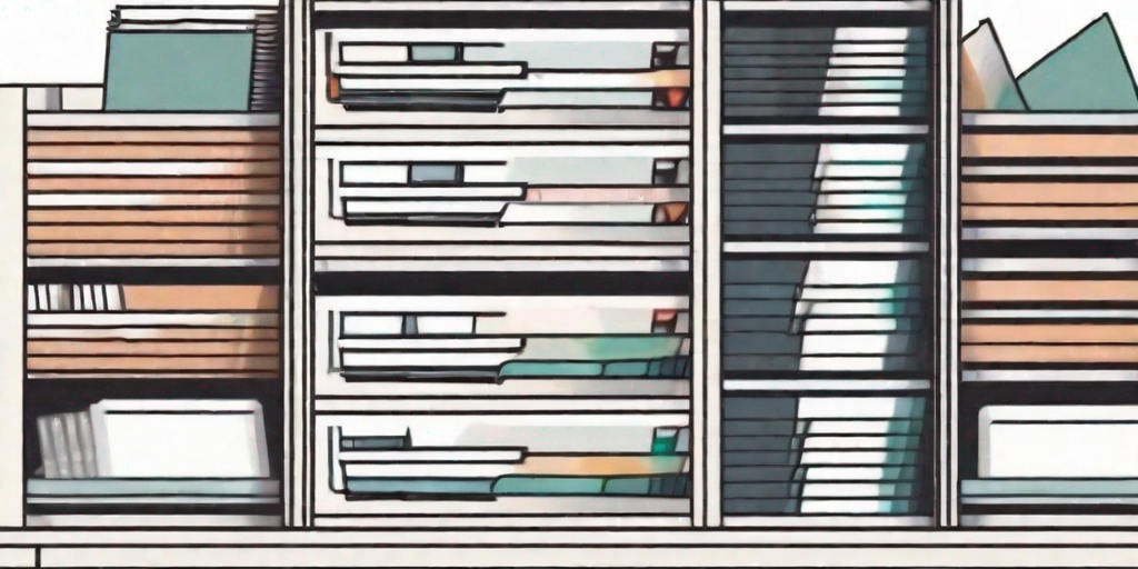 A digital file organization tool displaying various types of files neatly categorized into different folders on a computer screen