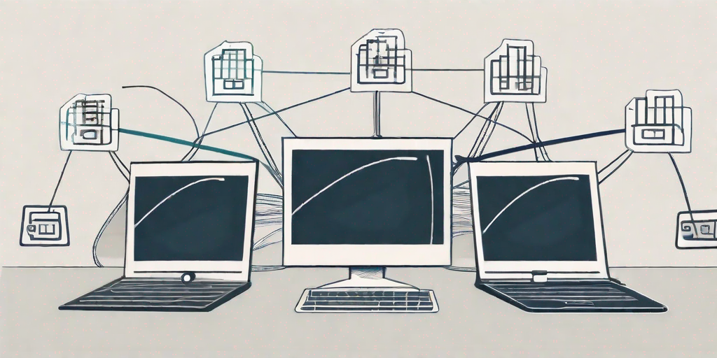 Several interconnected computers or devices