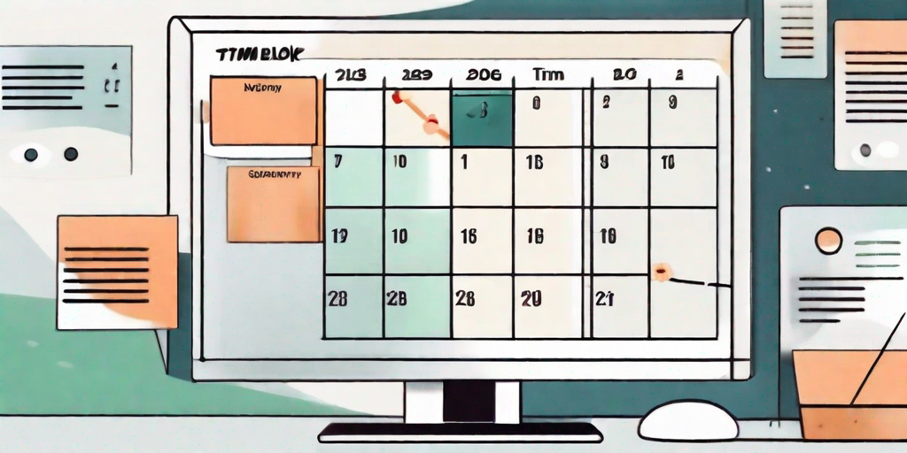 A digital calendar marked with various symbols representing time-off requests