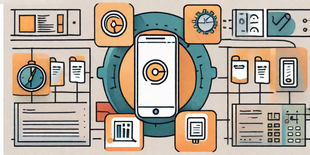 A smartphone displaying a scrum project management app