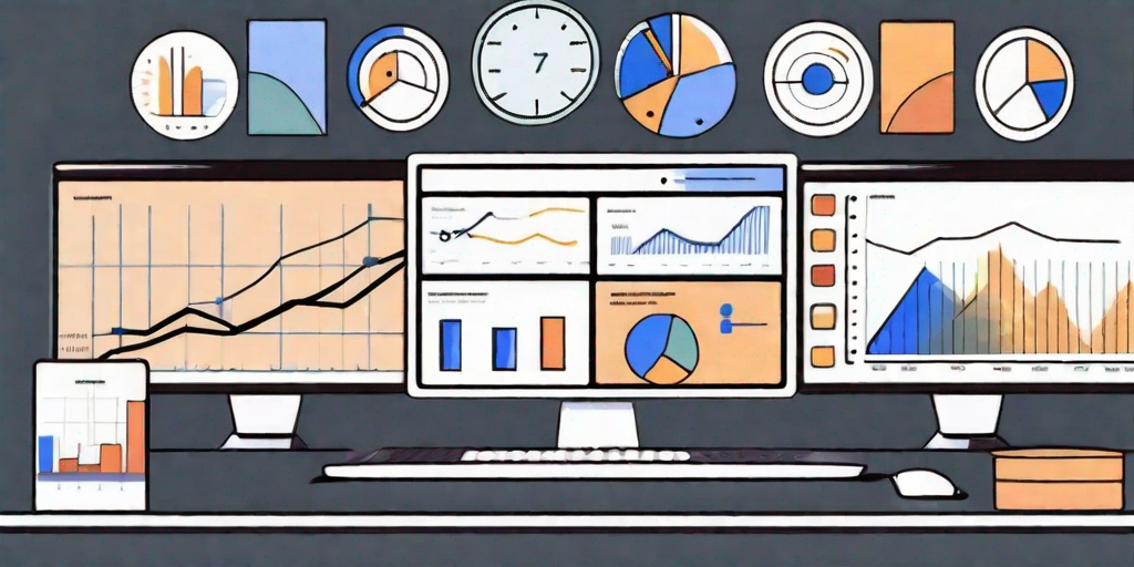 A project management dashboard on a computer screen