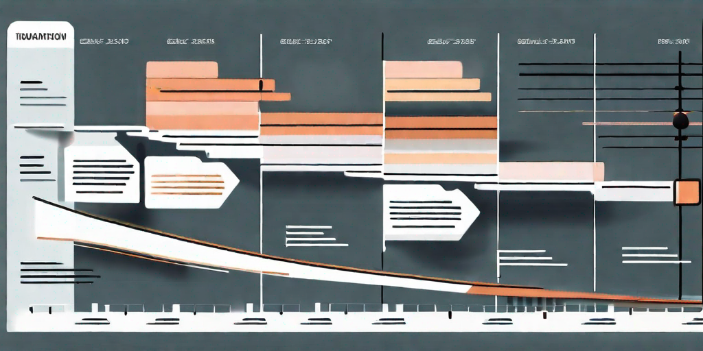 A gantt chart displaying various tasks and their timelines