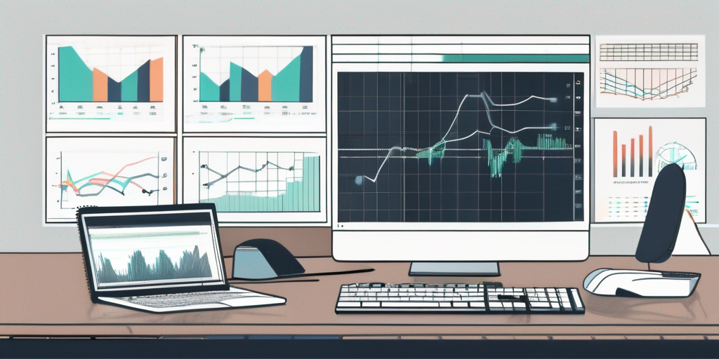 A desktop with various project management tools