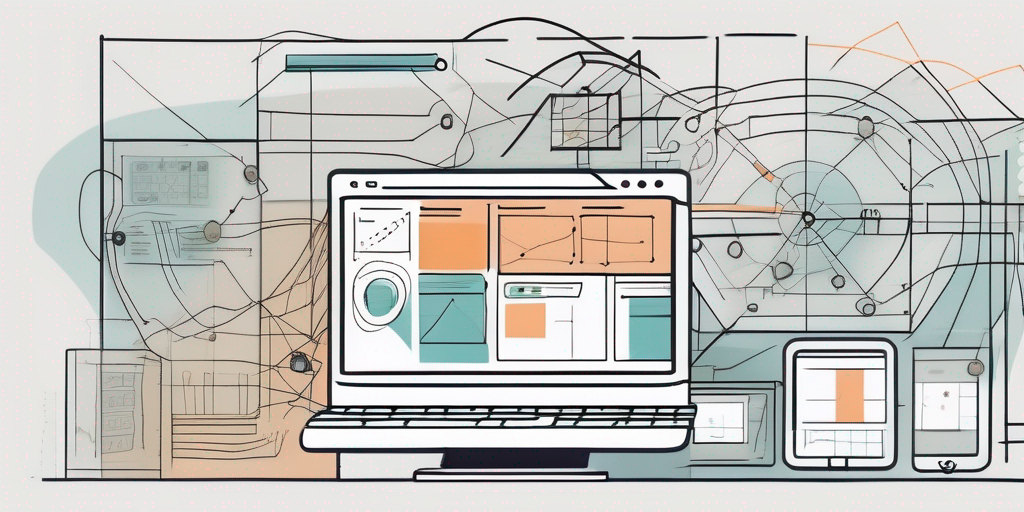 A computer screen displaying a variety of web development tools and project management interfaces