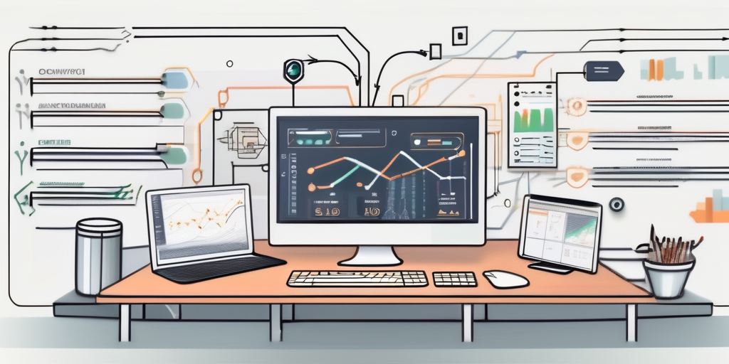 A project management dashboard on a computer screen