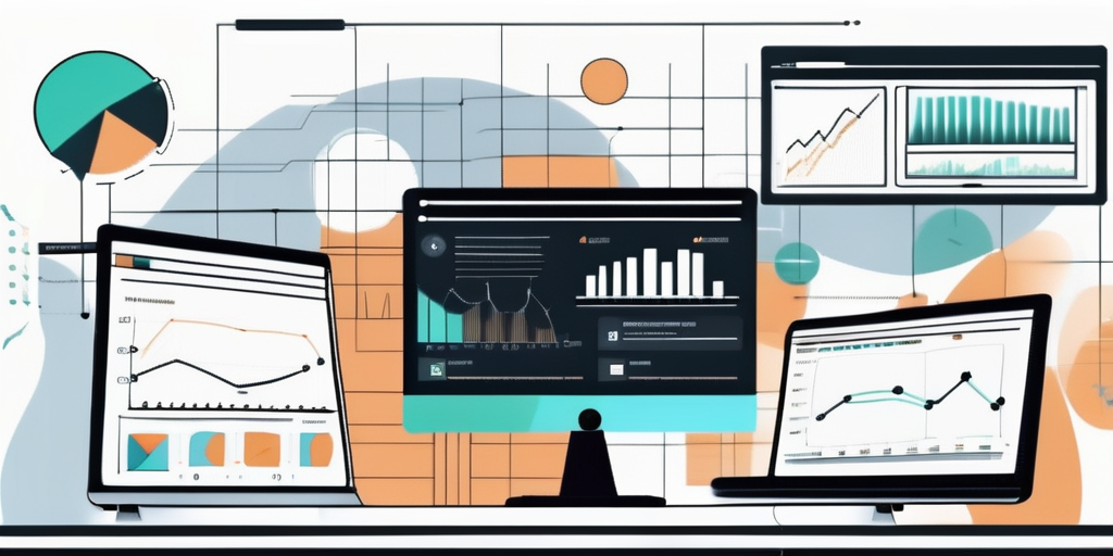 A digital interface showcasing various tools and features of a product development project management software