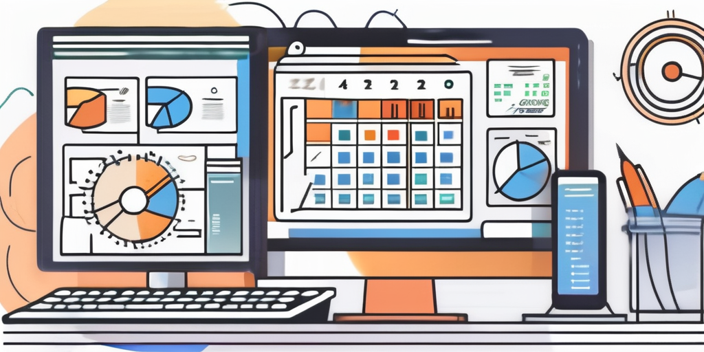 A computer screen displaying different stages of a software development process